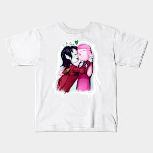 "Join me" - Vamp world Marceline (the Star) and Bonnibel, Adventure Time / Fionna and Cake fan art Kids T-Shirt